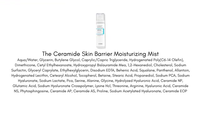The Ceramide Skin Barrier Moisturizing Mist