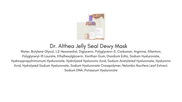 Jelly Seal Dewy Mask
