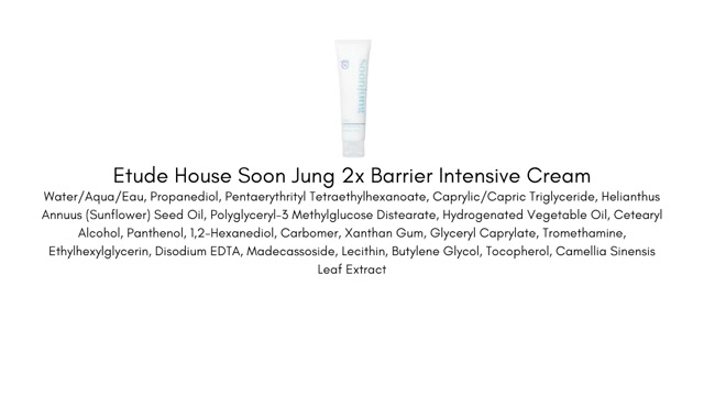 Soon Jung 2x Barrier Intensive Cream