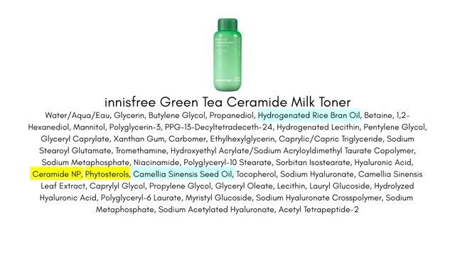 Green Tea Ceramide Milk Barrier Essence
