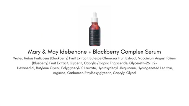 Idebenone + Blackberry Complex Serum