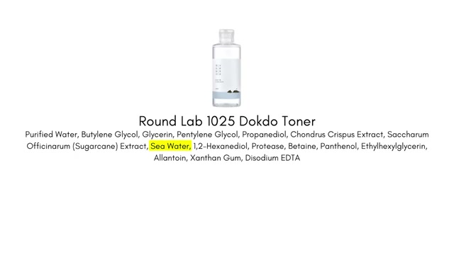 @kellydriscoll reviewing Round Lab 1025 Dokdo Toner at 05:04 in a YouTube Shorts video