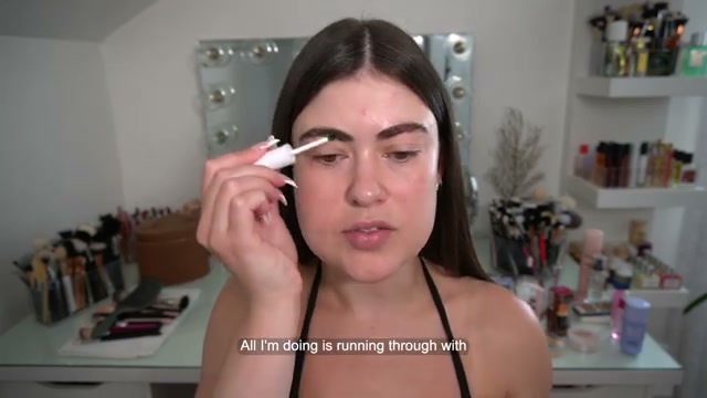 @kendallalfred reviewing ColourPop Brow Boss Clear Brow Gel at 02:41 in a YouTube Shorts video