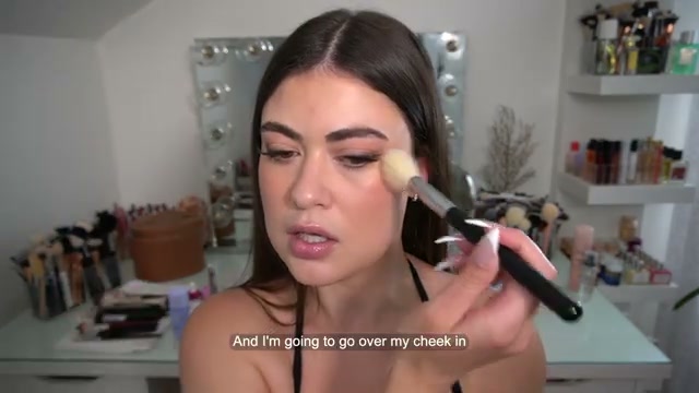 @kendallalfred reviewing Physicians Formula Bronze Booster Sol Blush Glow Activated Pressed Blush at 22:14 in a YouTube Shorts video