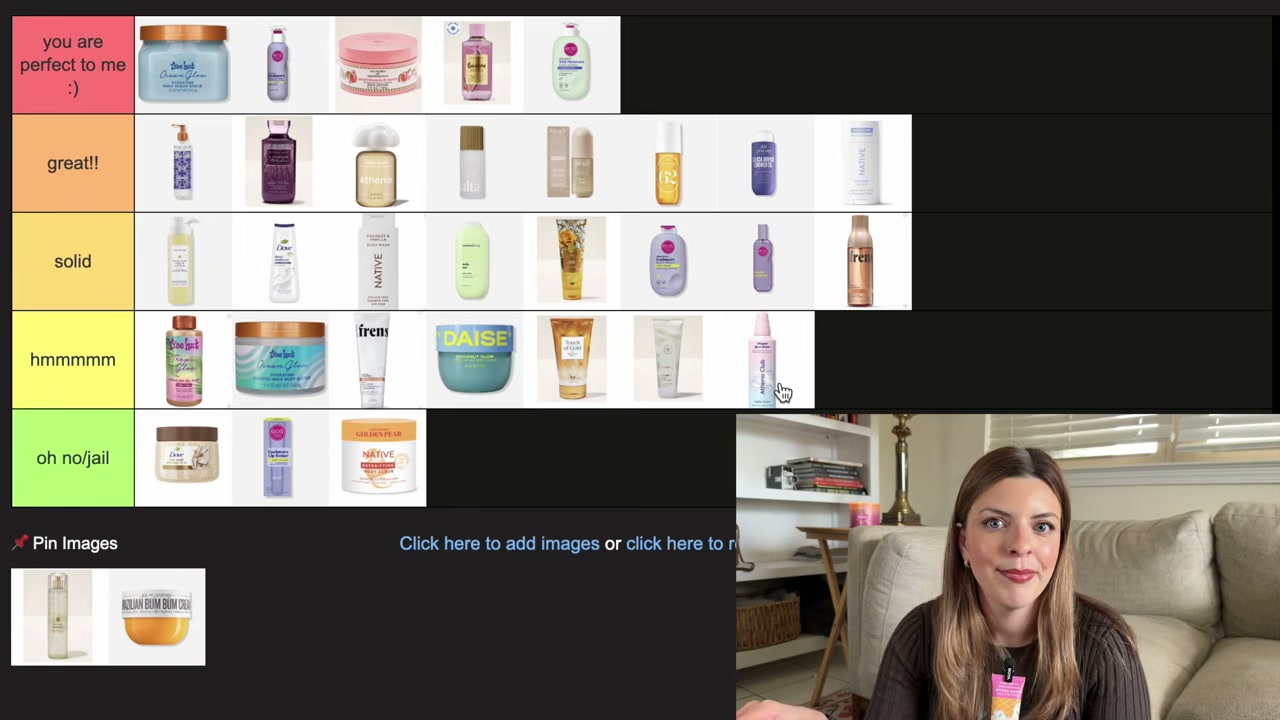 @laura.lavigne reviewing Athena Club Shaving Foam at 22:31 in a YouTube Shorts video