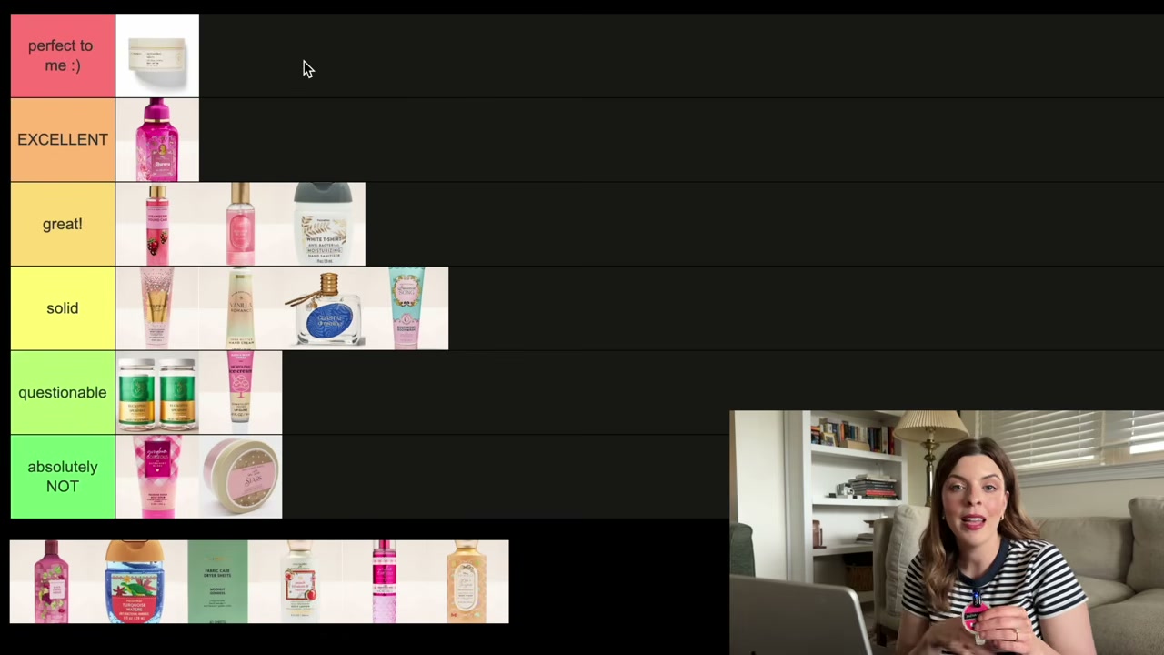 @laura.lavigne reviewing Bath & Body Works Body Butter at 16:40 in a YouTube Shorts video