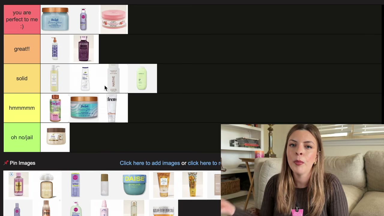 @laura.lavigne reviewing Bath & Body Works Body Lotion at 11:45 in a YouTube Shorts video