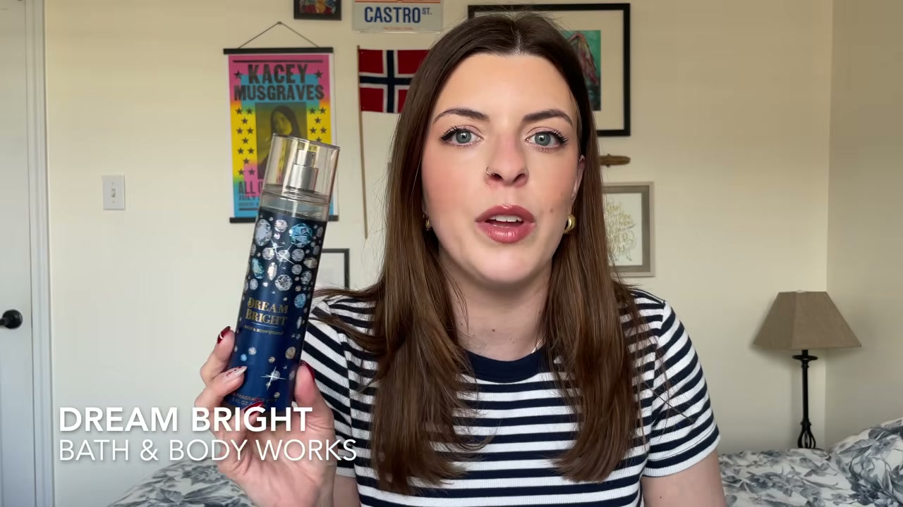 @laura.lavigne reviewing Bath & Body Works Dream Bright at 06:42 in a YouTube Shorts video