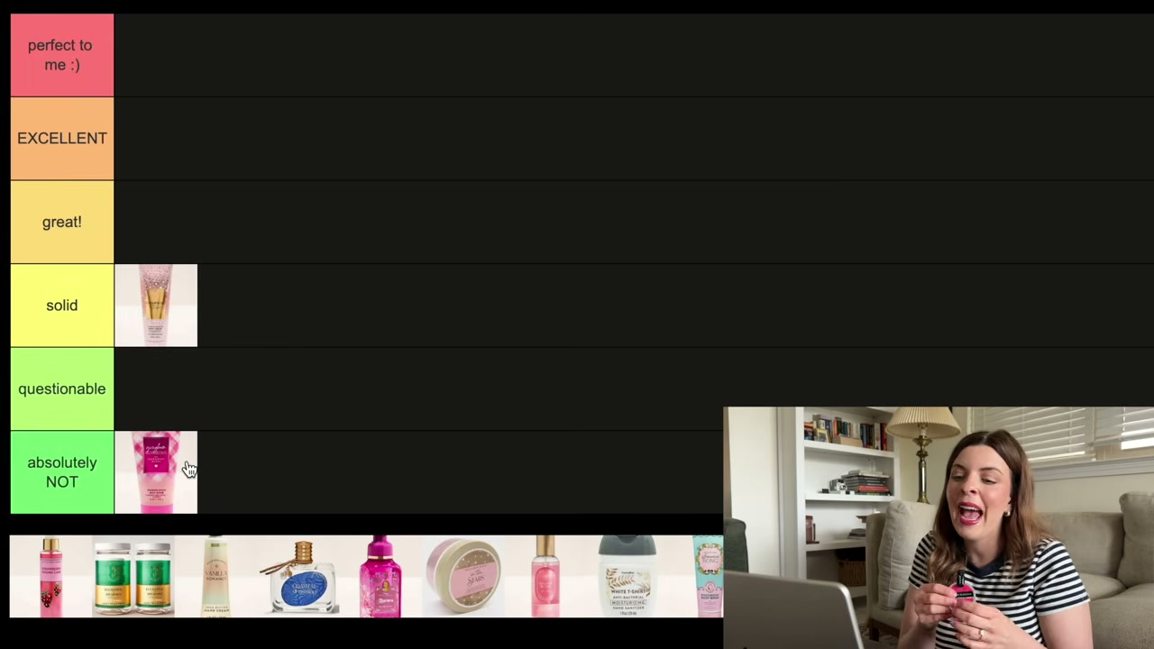 @laura.lavigne reviewing Bath & Body Works Foaming Body Scrub at 04:21 in a YouTube Shorts video