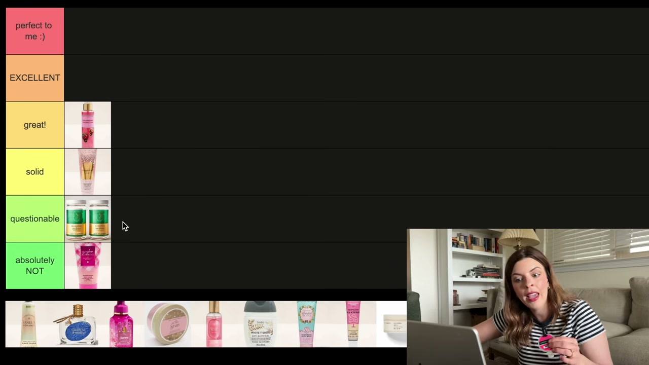 @laura.lavigne reviewing Bath & Body Works Shower Steamers at 06:32 in a YouTube Shorts video