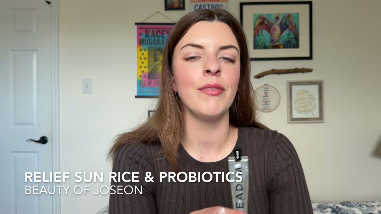 @laura.lavigne reviewing Beauty of Joseon Relief Sun Rice and Probiotics at 28:51 in a YouTube Shorts video