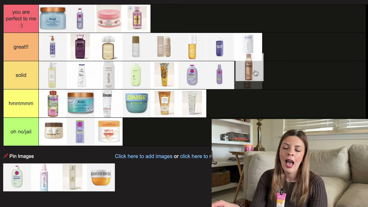 @laura.lavigne reviewing Being Frenchie Body Mist at 21:10 in a YouTube Shorts video