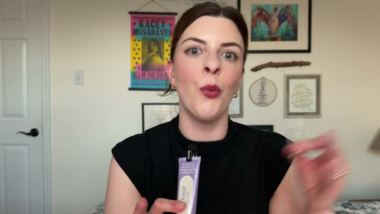 @laura.lavigne reviewing By Rosie Jane Leila Lou Perfume Oil at 15:11 in a YouTube Shorts video