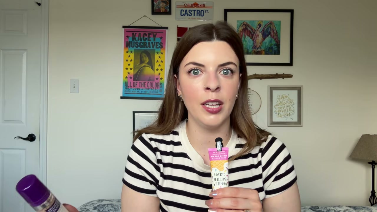 @laura.lavigne reviewing CoverGirl Simply Ageless Skin Perfector Essence at 16:57 in a YouTube Shorts video