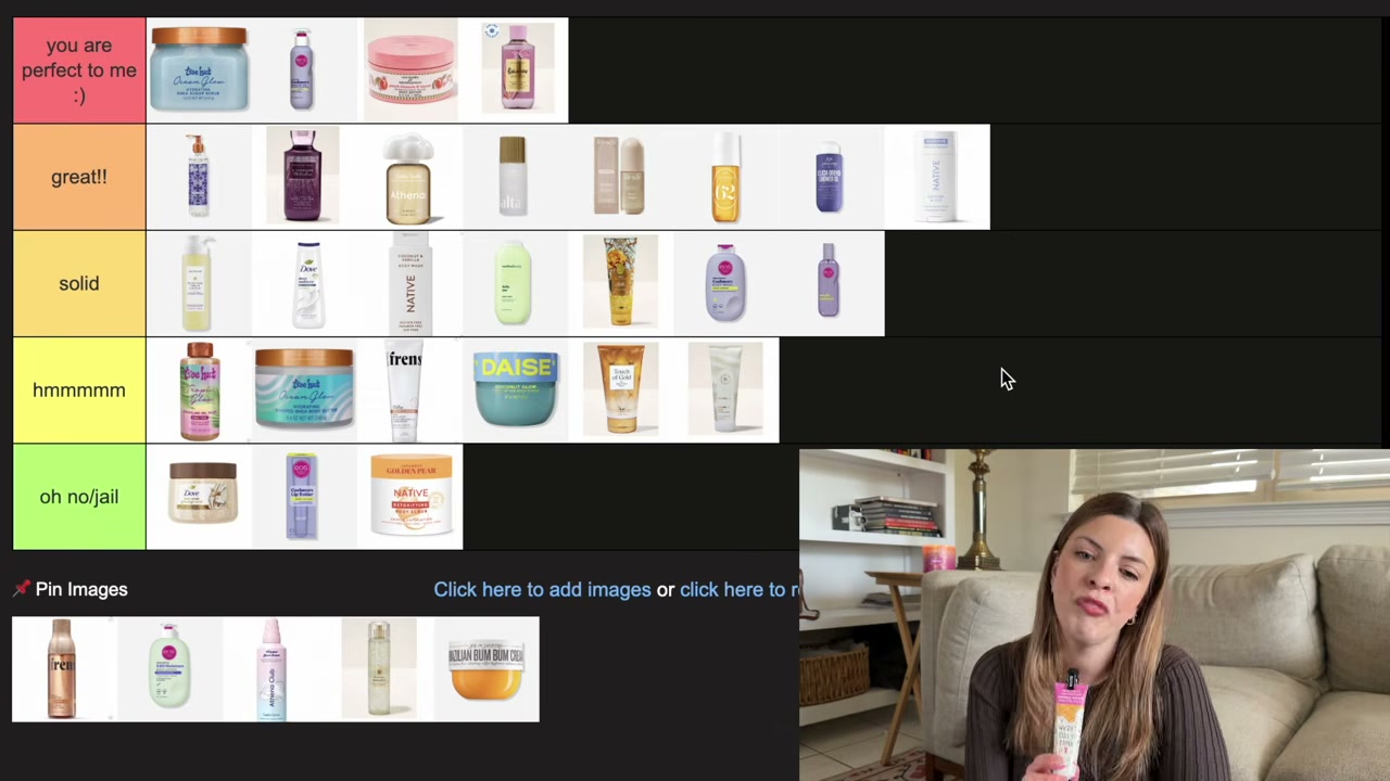 @laura.lavigne reviewing eos Body Mist at 20:49 in a YouTube Shorts video