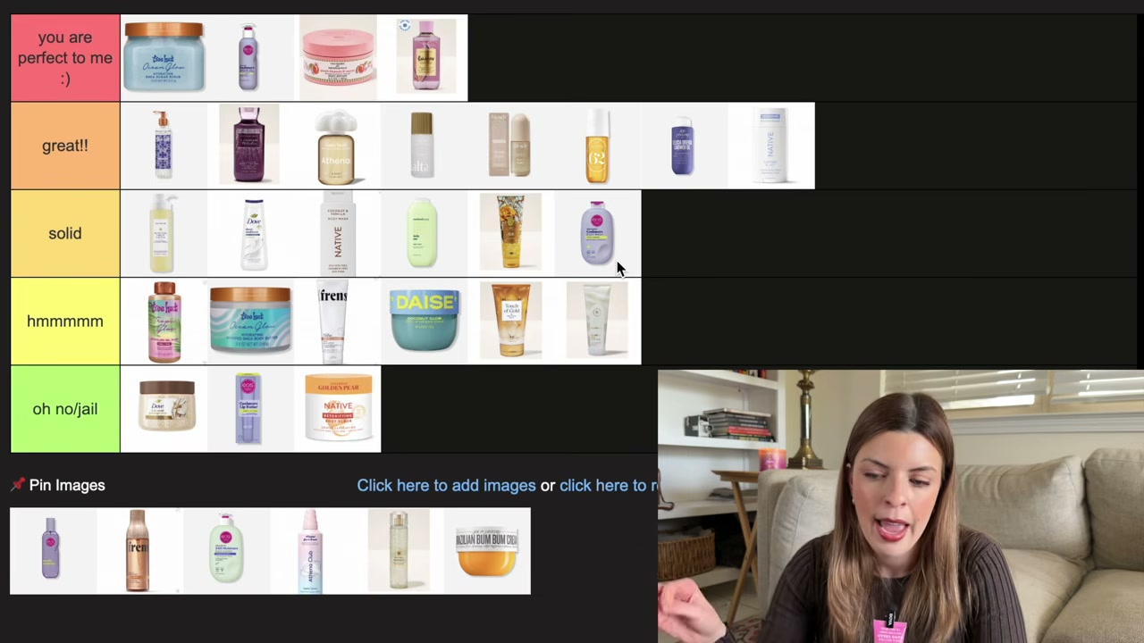 @laura.lavigne reviewing eos Body Wash at 20:30 in a YouTube Shorts video