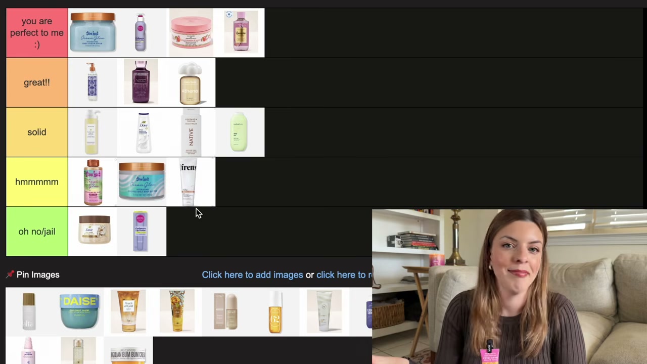 @laura.lavigne reviewing eos Lip Product at 14:09 in a YouTube Shorts video