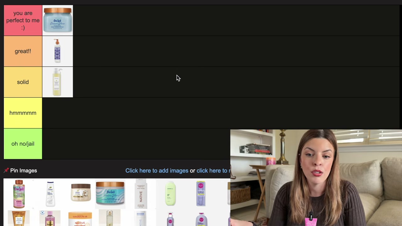 @laura.lavigne reviewing Naturium Multi-Oil Glow Getter Body Wash at 04:15 in a YouTube Shorts video