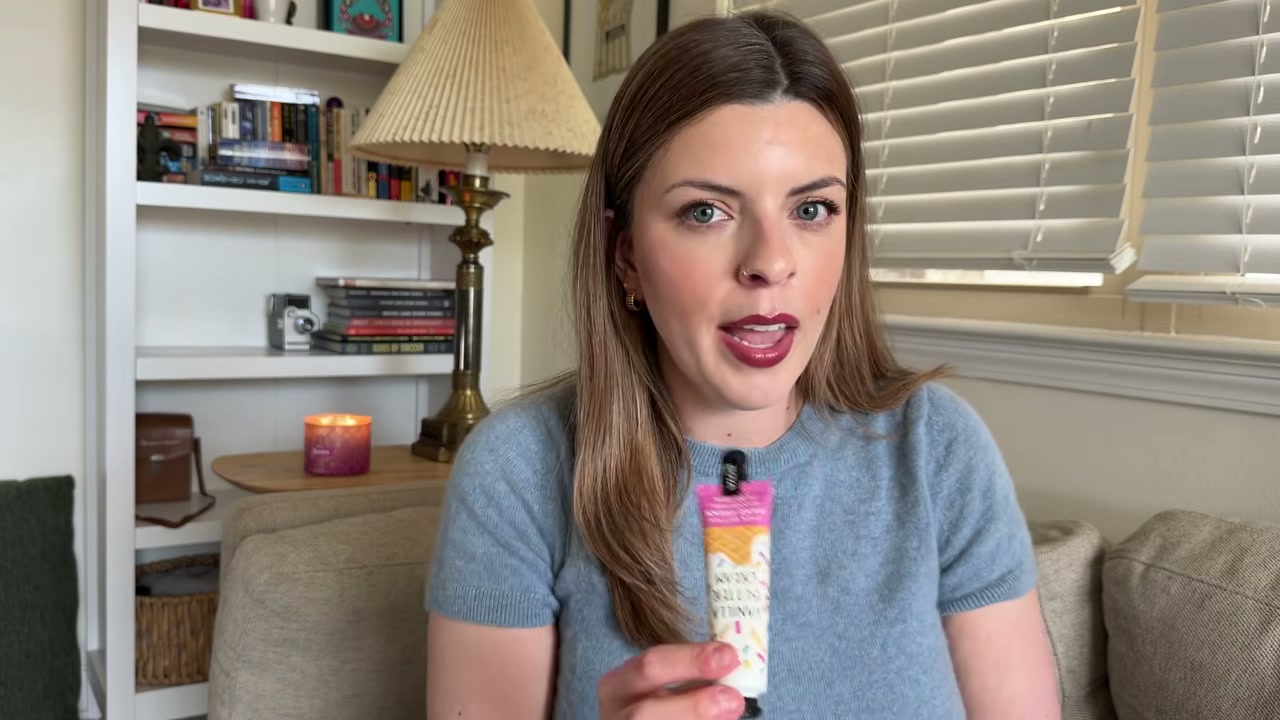 @laura.lavigne reviewing Sol de Janeiro Body Mist at 05:13 in a YouTube Shorts video