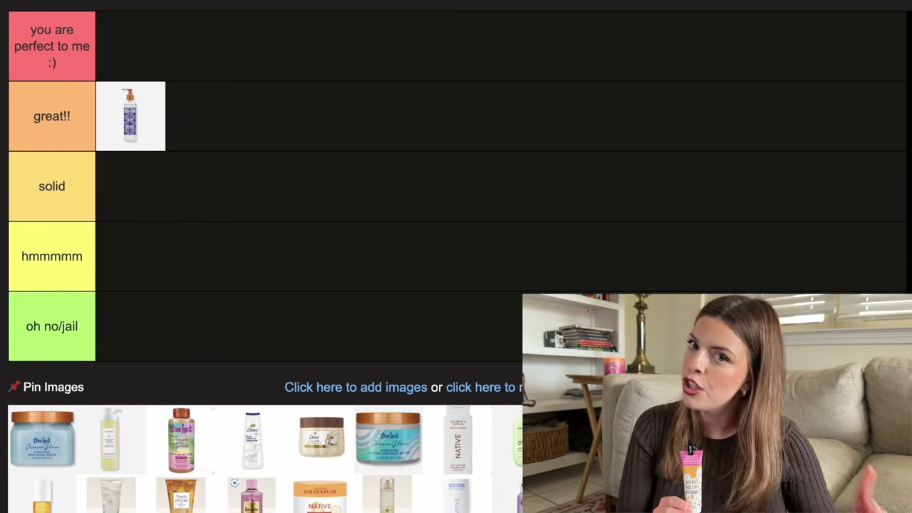 @laura.lavigne reviewing Tree Hut Shave Oil at 02:13 in a YouTube Shorts video