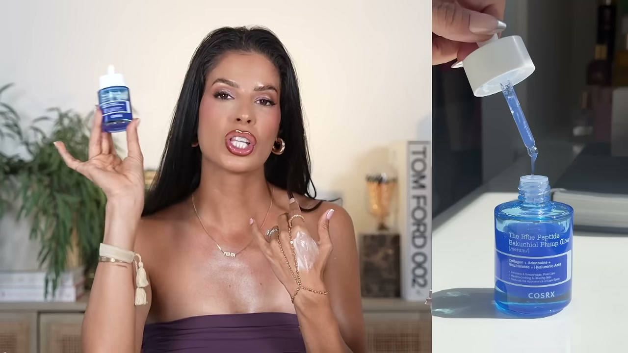 @laura88lee reviewing COSRX Peptide Serum at 14:37 in a YouTube Shorts video