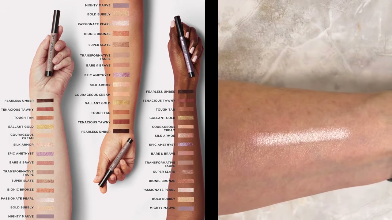 @lauraraebeauty reviewing Julep Eyeshadow 101 Cream-to-Powder Waterproof Eyeshadow Stick at 04:56 in a YouTube Shorts video