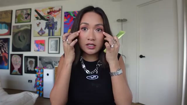 @laureenuy reviewing Arentia Face and Eye Cream Moisturizer Vitamin C Booster Shot at 06:45 in a YouTube Shorts video