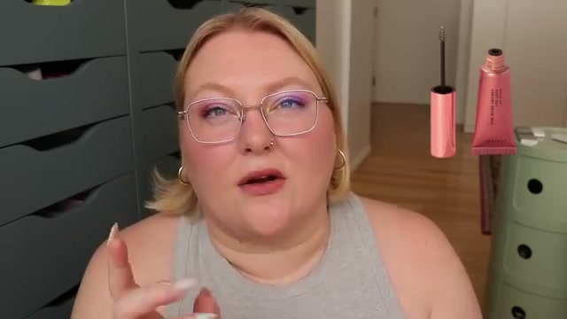 @laurenmaebeauty reviewing Rare Beauty Brow Tint at 08:07 in a YouTube Shorts video