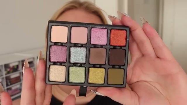 @laurenmaebeauty reviewing Viseart Aqua X Lisa Says Gah Palette at 09:24 in a YouTube Shorts video