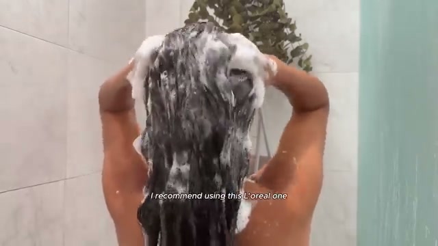 lavish_krish mentioning L'Oréal L'oreal Glycolic Gloss Shampoo at 03:32 in their YouTube video