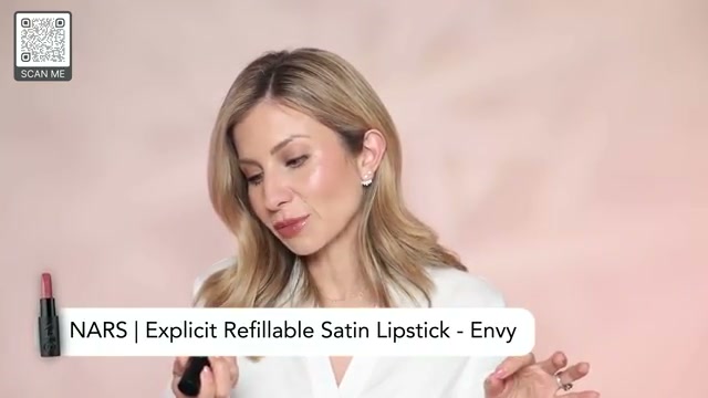 lisajmakeup mentioning NARS Explicit Refillable Satin Lipstick at 16:45 in their YouTube video
