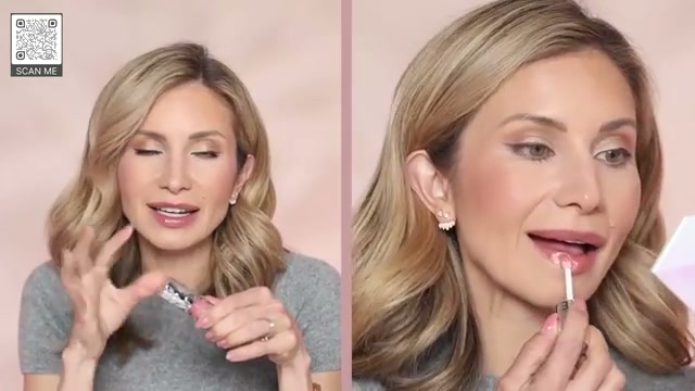 @lisajmakeup reviewing SEPHORA COLLECTION Outrageous Lip Gloss at 10:29 in a YouTube Shorts video