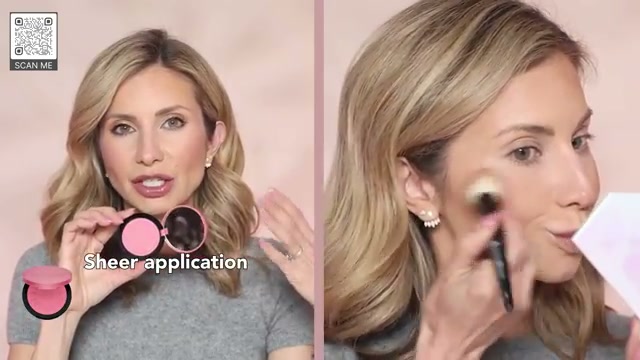 @lisajmakeup reviewing SEPHORA COLLECTION Powder Blush at 06:05 in a YouTube Shorts video