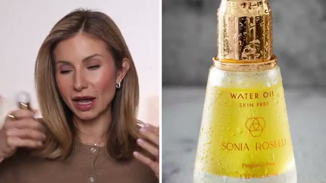 @lisajmakeup reviewing SONIA ROSELLI Water Oil Skin Prep at 03:25 in a YouTube Shorts video