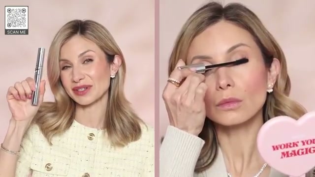 @lisajmakeup reviewing YSL Beauty Lash Latex Lengthening and Lift-Sculpting Mascara at 03:00 in a YouTube Shorts video