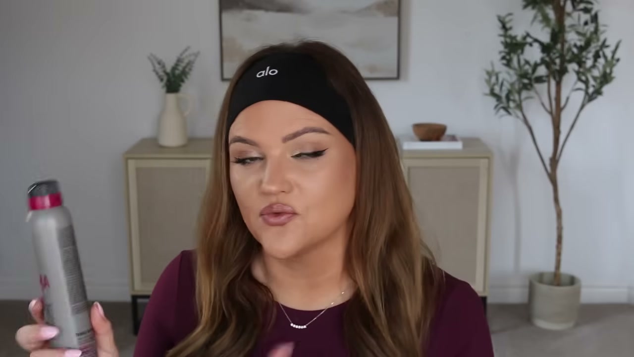 @makeupbycheryl reviewing KMS California Therma Shape Straightening Creme at 24:22 in a YouTube Shorts video
