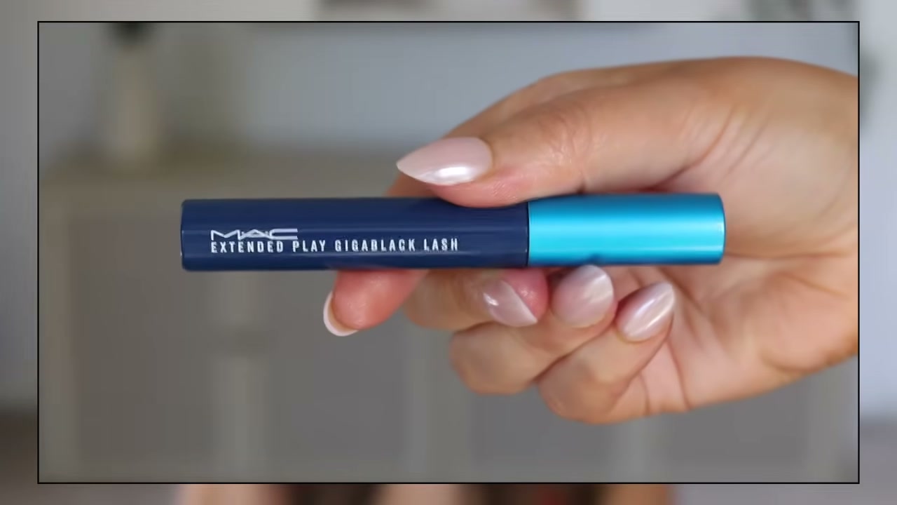 @makeupbycheryl reviewing MAC Cosmetics Gigablack Tubing Mascara at 14:09 in a YouTube Shorts video