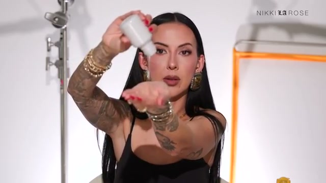 @makeupbynikkilarose reviewing Rhode Glazing Milk at 34:11 in a YouTube Shorts video