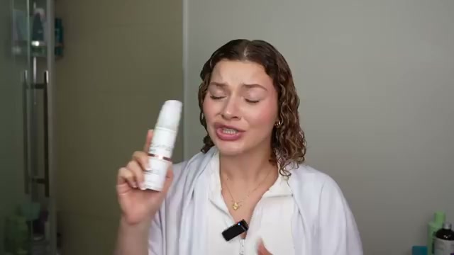 @manesbymell reviewing Olaplex No. 9 Bond Protector Nourishing Hair Serum at 06:43 in a YouTube Shorts video