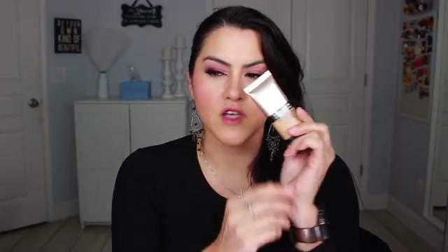 @melirodriguez reviewing e.l.f. Cosmetics Soft Glam Foundation at 02:13 in a YouTube Shorts video