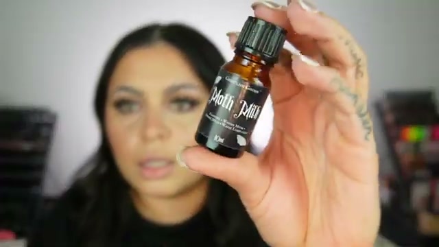 @missmeganrobinsonn reviewing Ghoullish Goods Moth Milk at 26:47 in a YouTube Shorts video