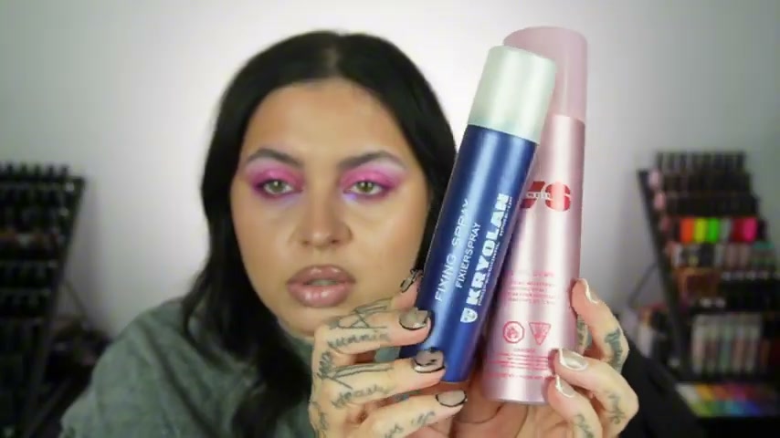 @missmeganrobinsonn reviewing Krolyan Fixing Spray at 13:48 in a YouTube Shorts video