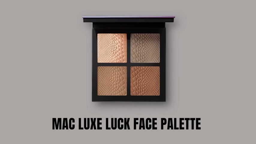 @missmeganrobinsonn reviewing MAC Cosmetics Luxe Luck Face Palette at 14:54 in a YouTube Shorts video