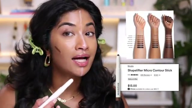 monica.raviii mentioning Morphe Shape Lifter Contour Stick at 09:39 in their YouTube video