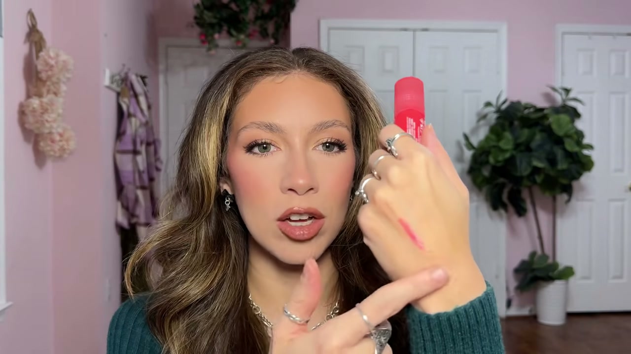 @moorebeautifully reviewing NYX Fat Cheeks at 23:42 in a YouTube Shorts video