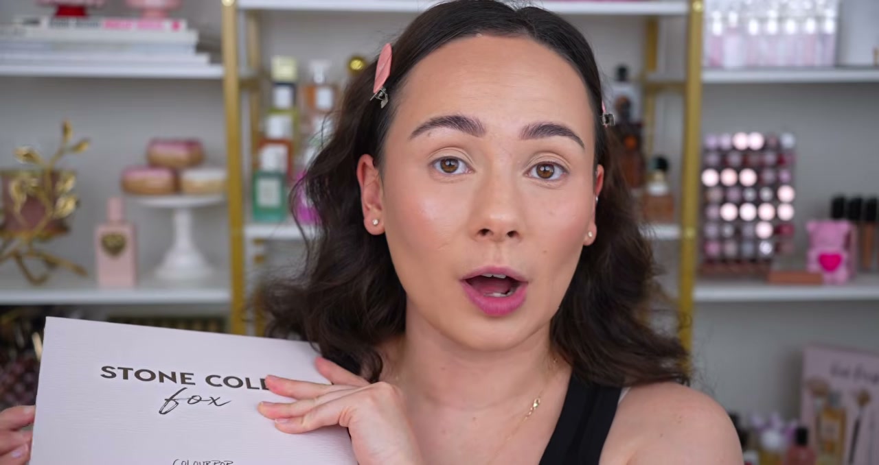 @morganturnermakeup reviewing ColourPop Going Coconuts at 19:27 in a YouTube Shorts video