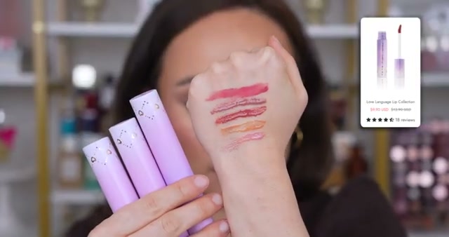@morganturnermakeup reviewing Morgan Turner X Odens Eye Love Language Lip Collection at 41:22 in a YouTube Shorts video