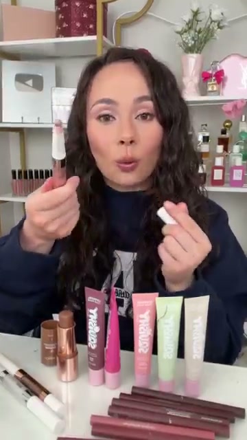 @morganturnermakeup reviewing Morphe Mixed Signals Dual-Ended Cream & Liquid Shadow Stick at 01:25 in a YouTube Shorts video