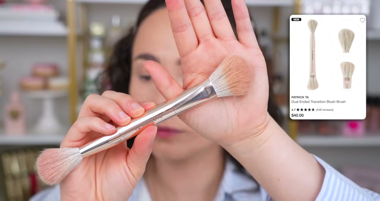 @morganturnermakeup reviewing Patrick Ta For Transition Brush at 11:57 in a YouTube Shorts video