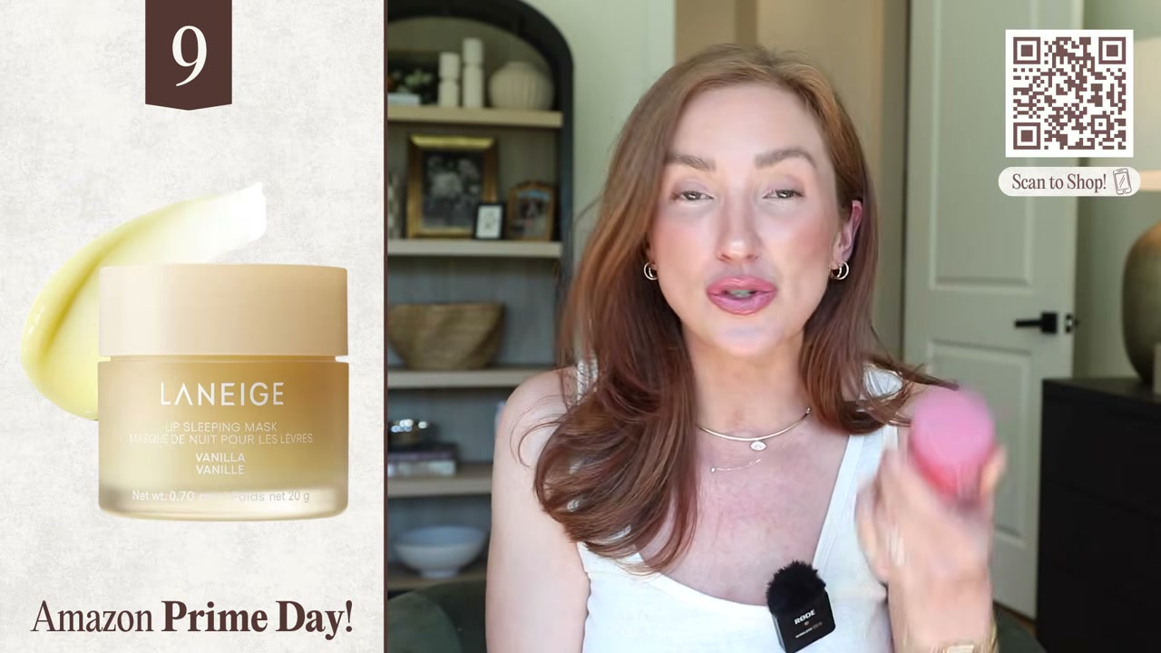 @moriahcrobinson reviewing Laneige Lip Sleeping Mask at 07:12 in a YouTube Shorts video